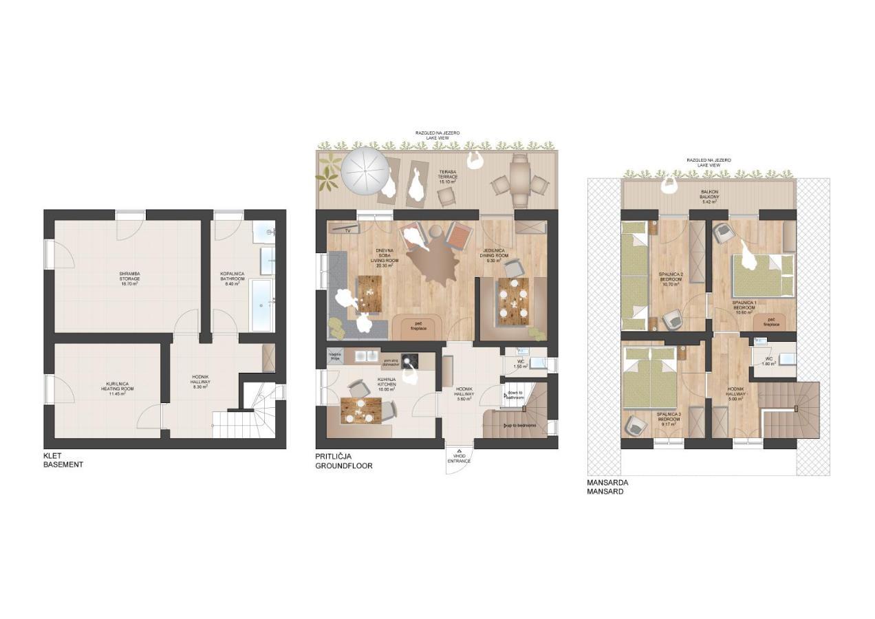 Magical Family Home 84 Бохінь Екстер'єр фото